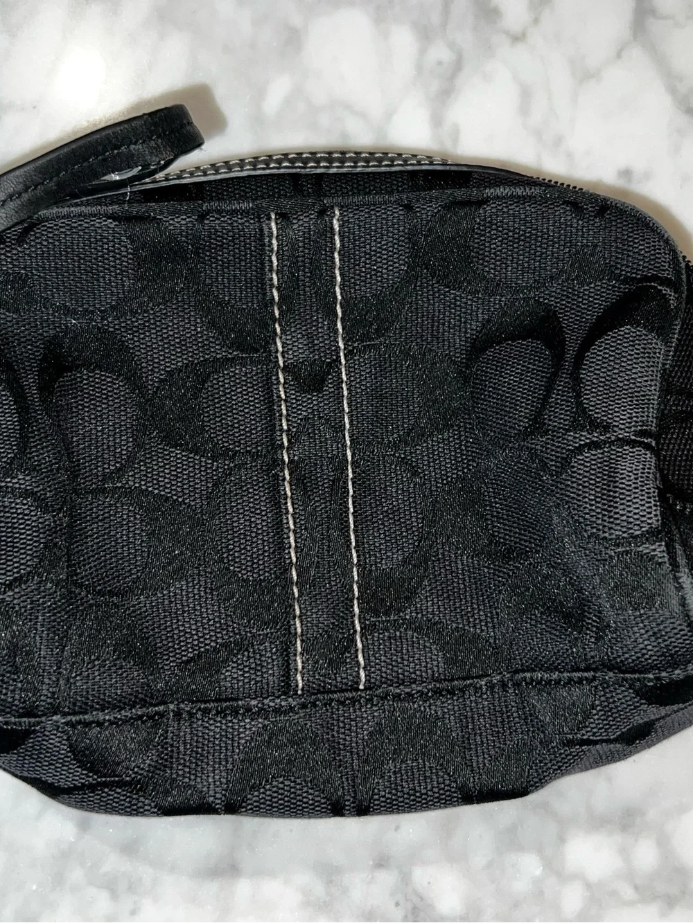 Coach Black Signature Wristlet/Clutch